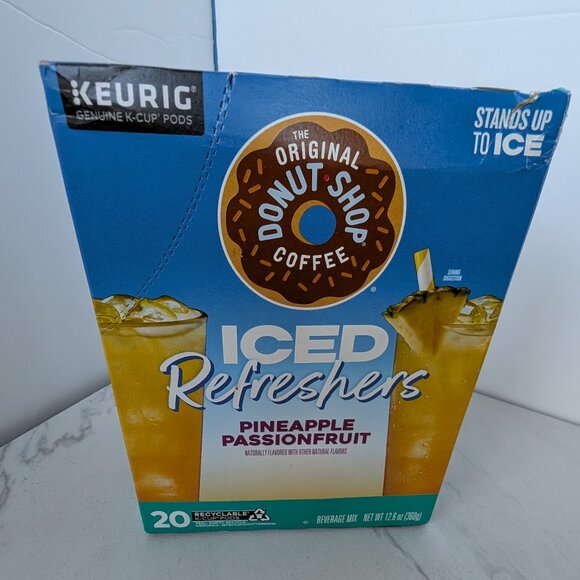 The Donut Shop Coffee - Iced Refreshers - Pineapple/Passionfruit - Keurig - Picture 1 of 4